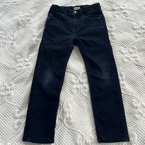 Boys' stretch corduroy pant, Navy. US Sz 6